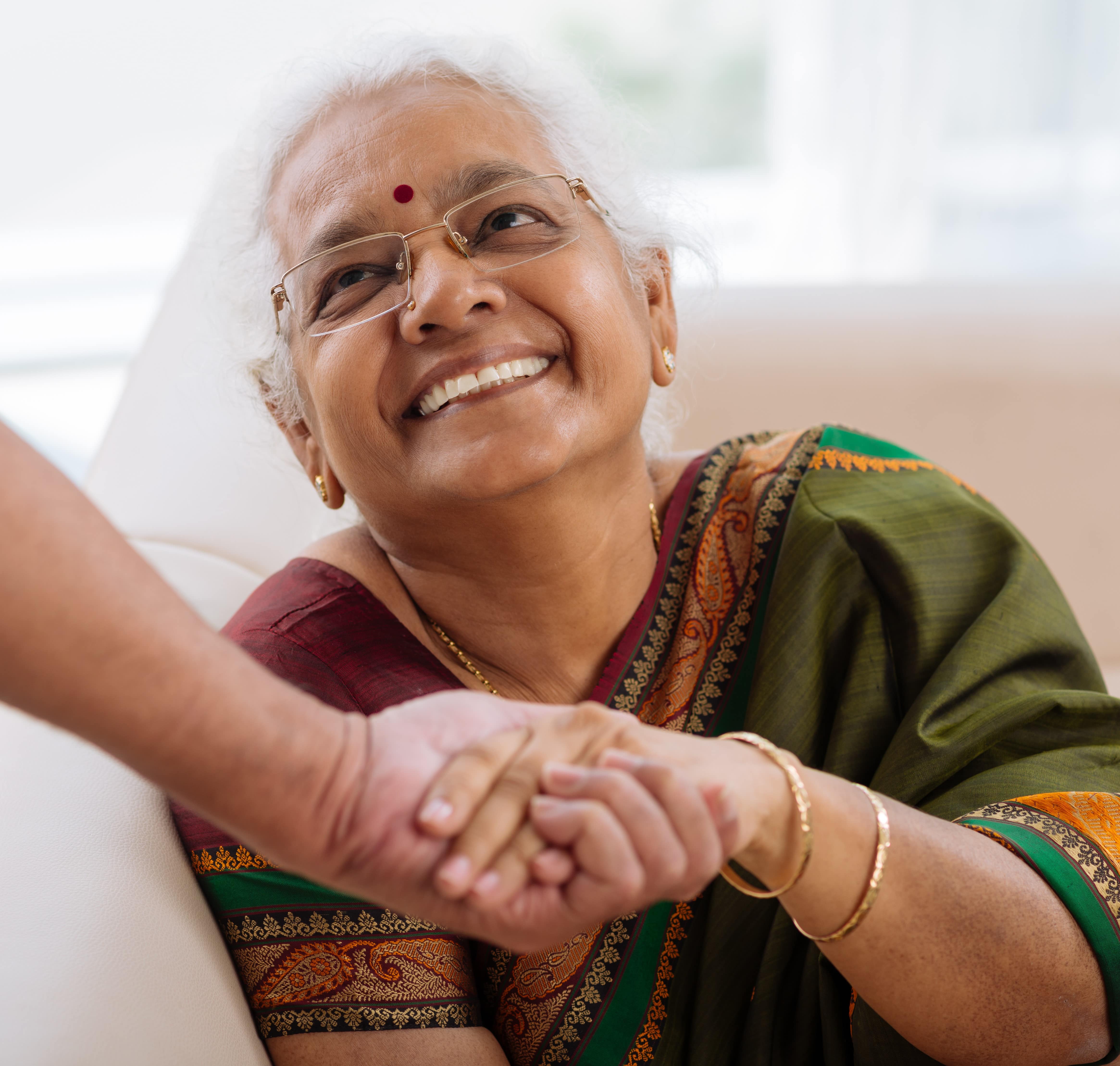 Elderly Women in oldage home Madurai